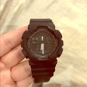 G shock black watch